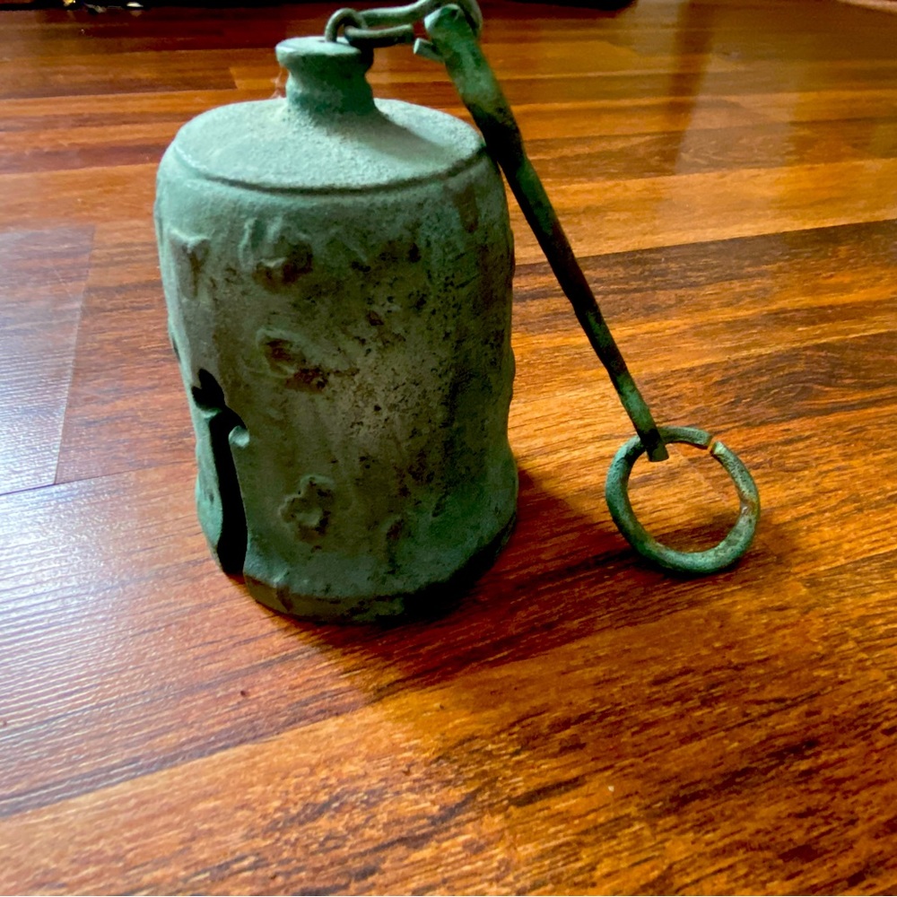 Antique copper bell.